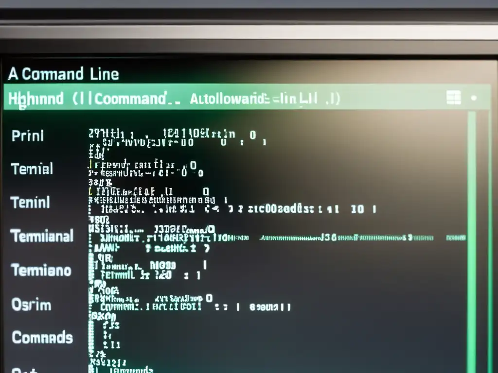 Automatización en Linux con scripts: Ejecución precisa de comandos en una interfaz minimalista de terminal, mostrando sofisticación y eficiencia