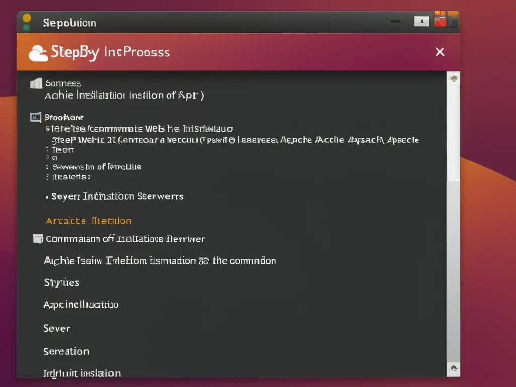 Secuencia detallada de la instalación de Apache en Ubuntu Server