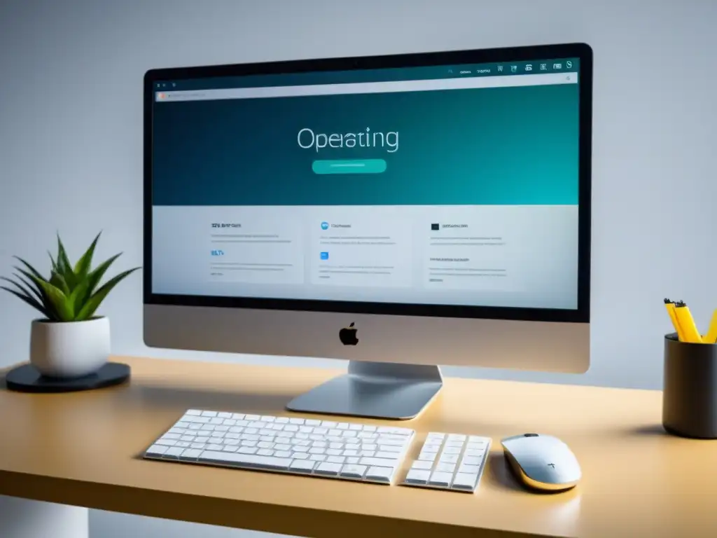 Un sistema operativo alternativo actualizado en una pantalla de computadora, con diseño moderno e innovadoras funcionalidades