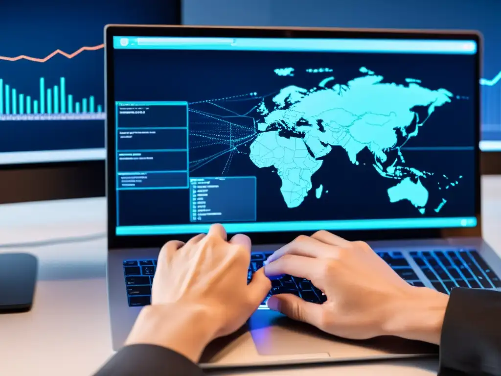 Un técnico configura una VPN con herramientas Open Source, en un entorno profesional y detallista