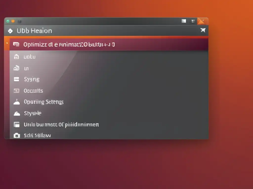 Usuario experto optimizando Ubuntu para un rendimiento óptimo, explorando la interfaz con maestría